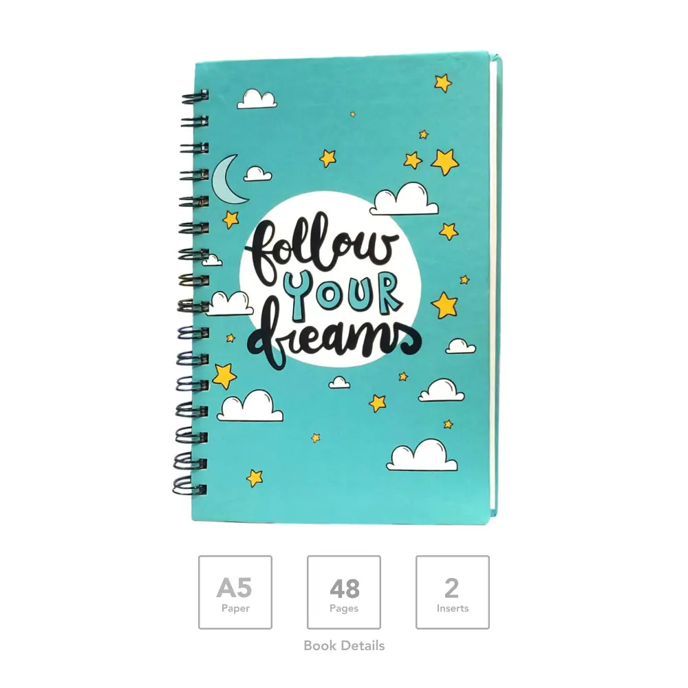 Custom-Made Wiro Hard Cover Notebook A5 | 48 Pages | 2 Inserts — image 1