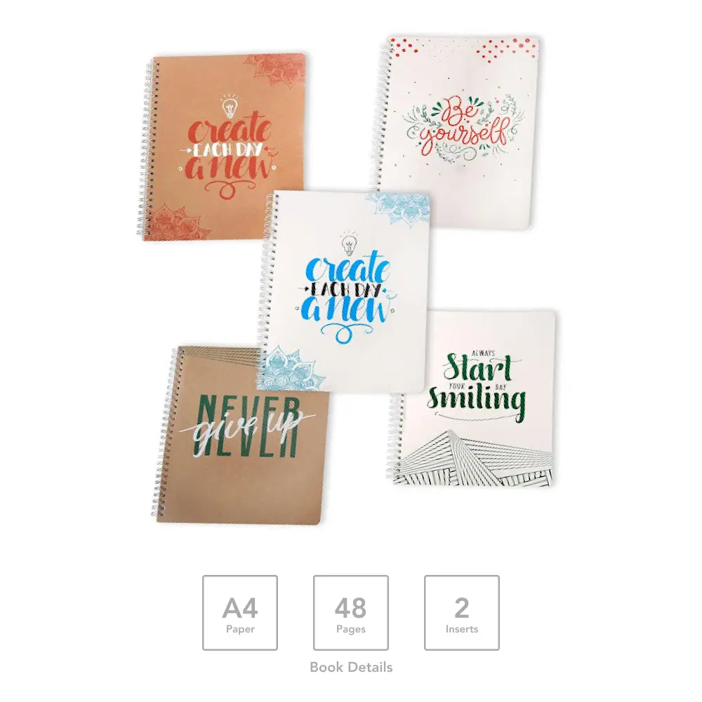 Custom-Made Wiro Soft Cover Notebook A4 | 48 Pages | 2 Inserts — image 1