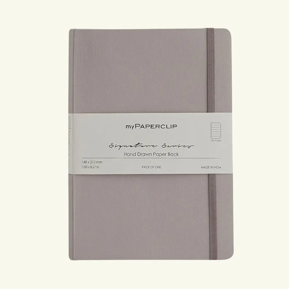 MyPaperclip Signature Series A5 Notebook- 192 Pages- Beige — image 1