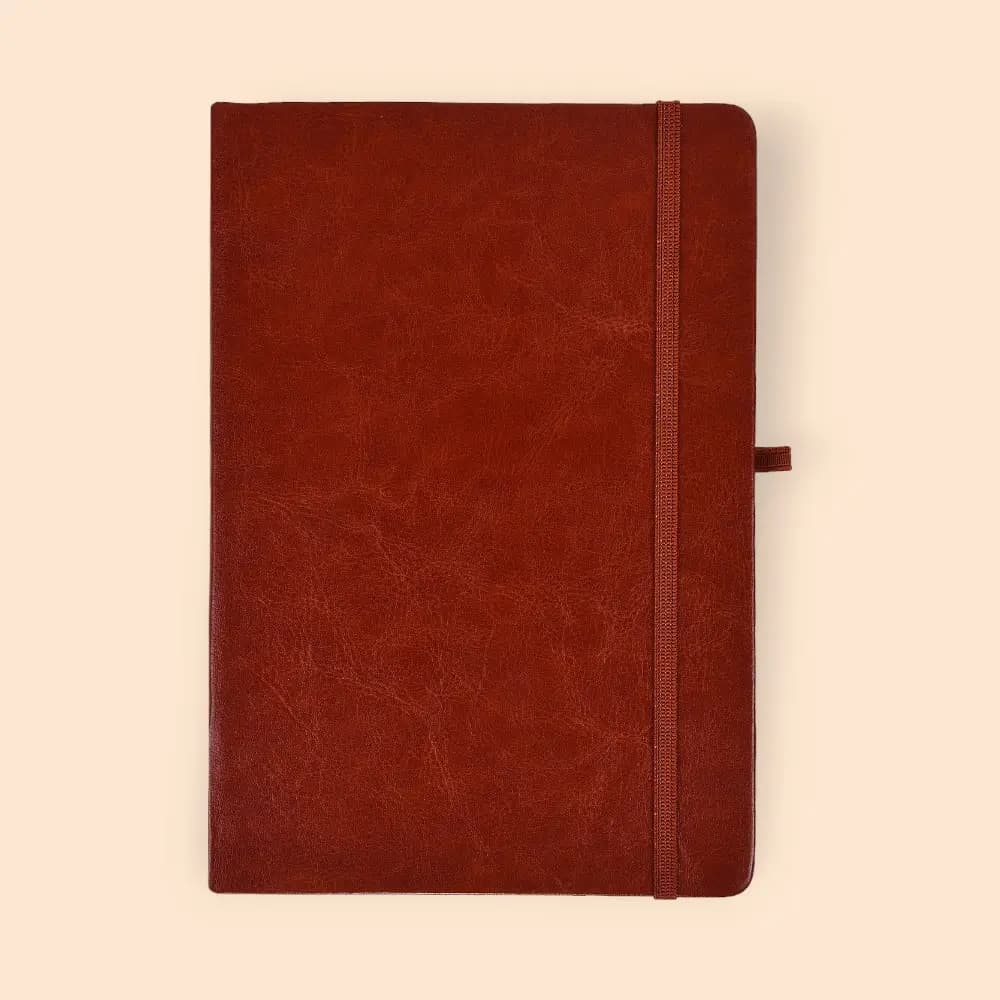 Optima Notebook- Maroon- A5- 96 Sheets — image 1