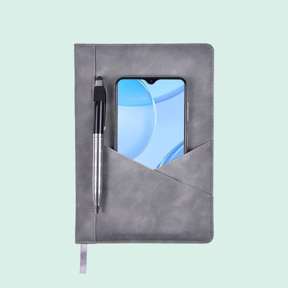 Vector Notebook- Grey- A5- 196 Pages — image 1