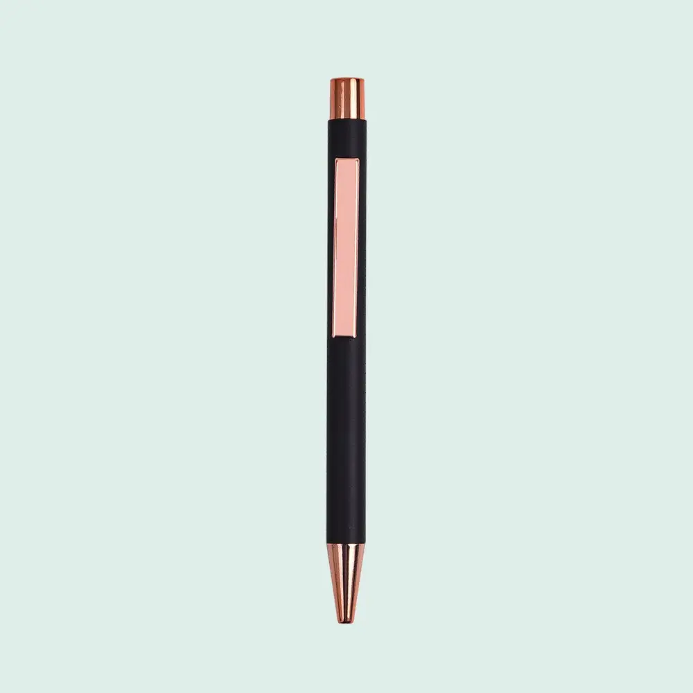 Brio Pen-Black With Rose Gold — image 1