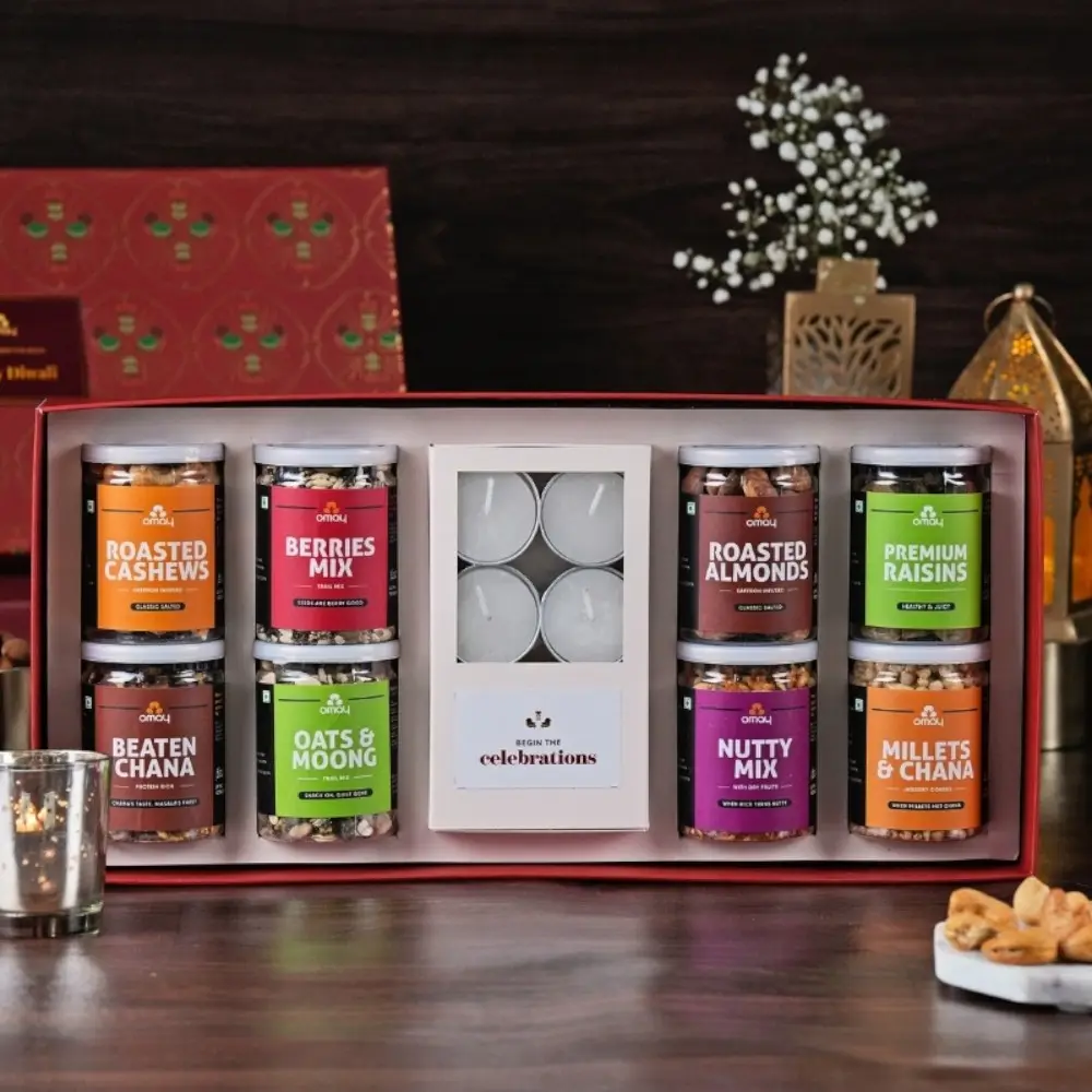 Omay Foods Splendid Delights Diwali 11-in-1 Gift Box — image 1