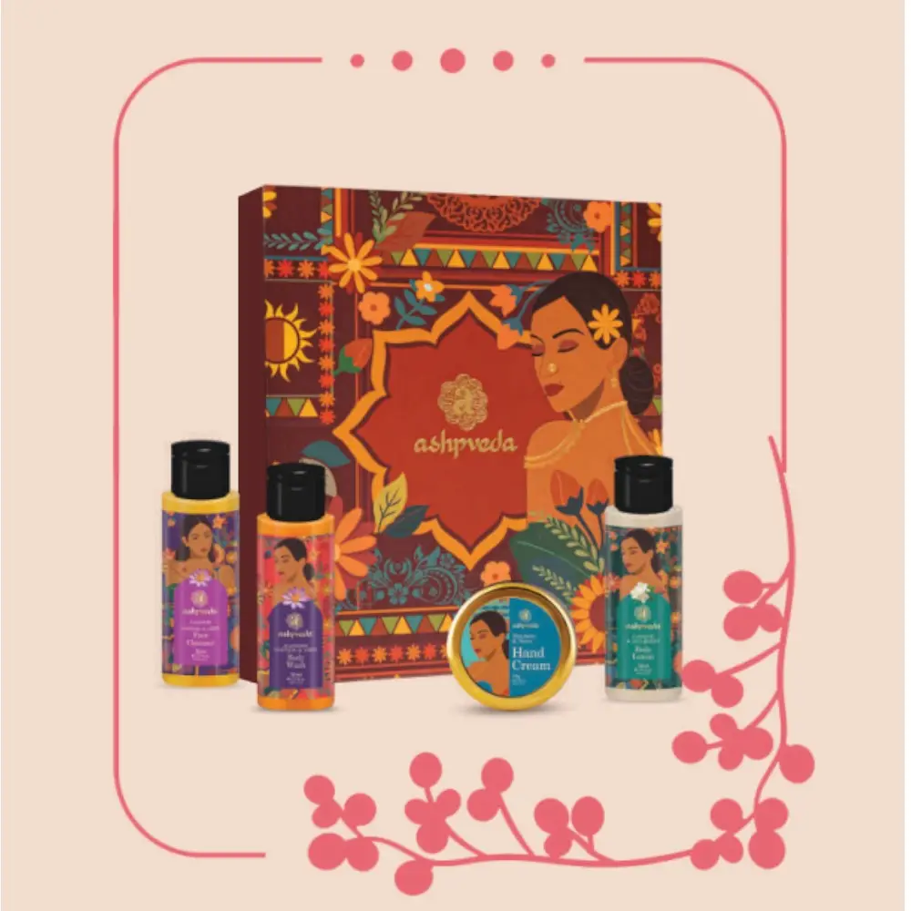 Ashpveda Heritage Bath Kit Set of 4 for Women — image 1