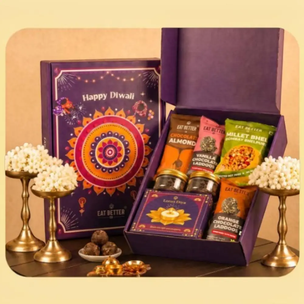 Eat Better Rangoli 7-in-1 Gift Hamper Box — image 1