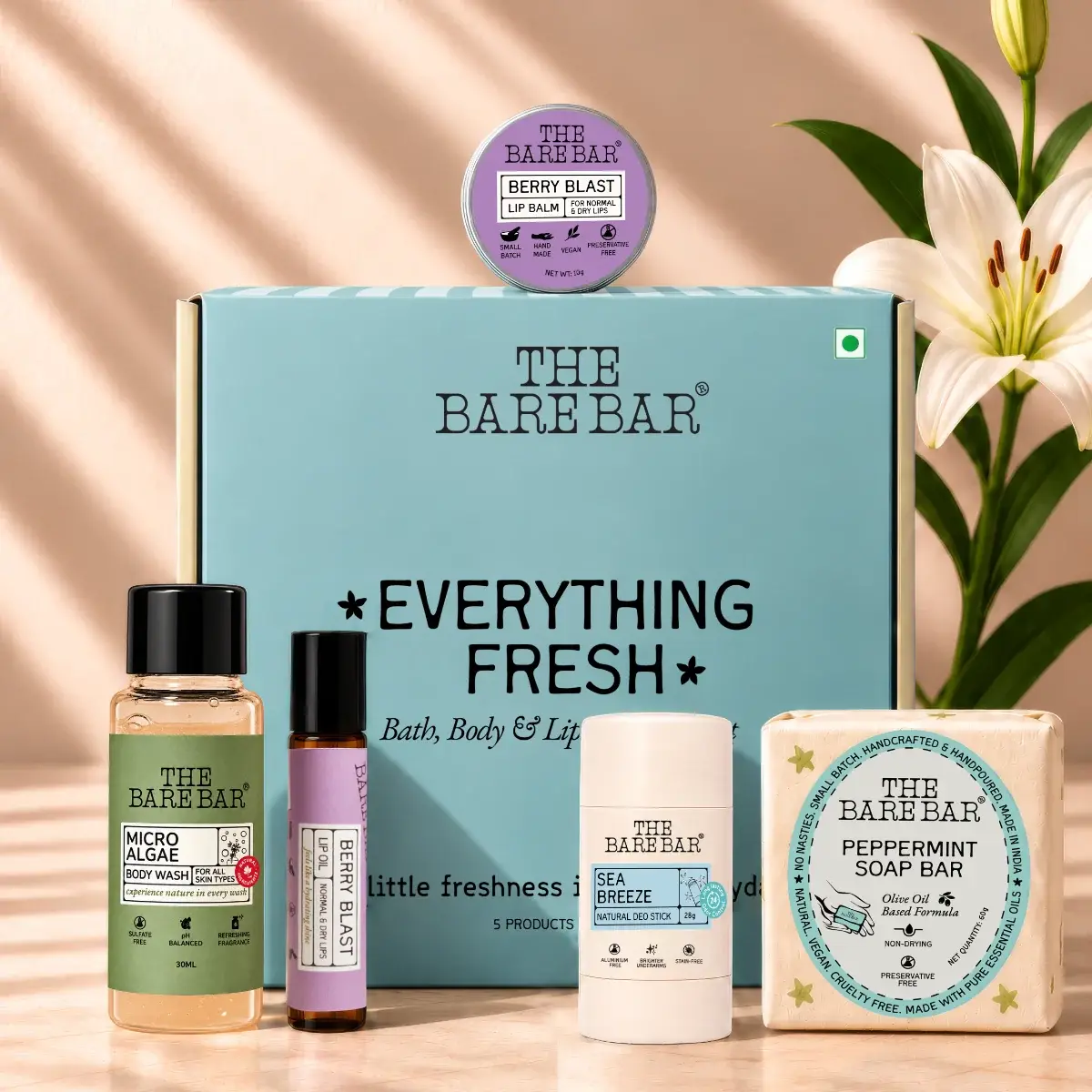 Everything Fresh - Bath, Body & Lip Care Gift Set — image 1