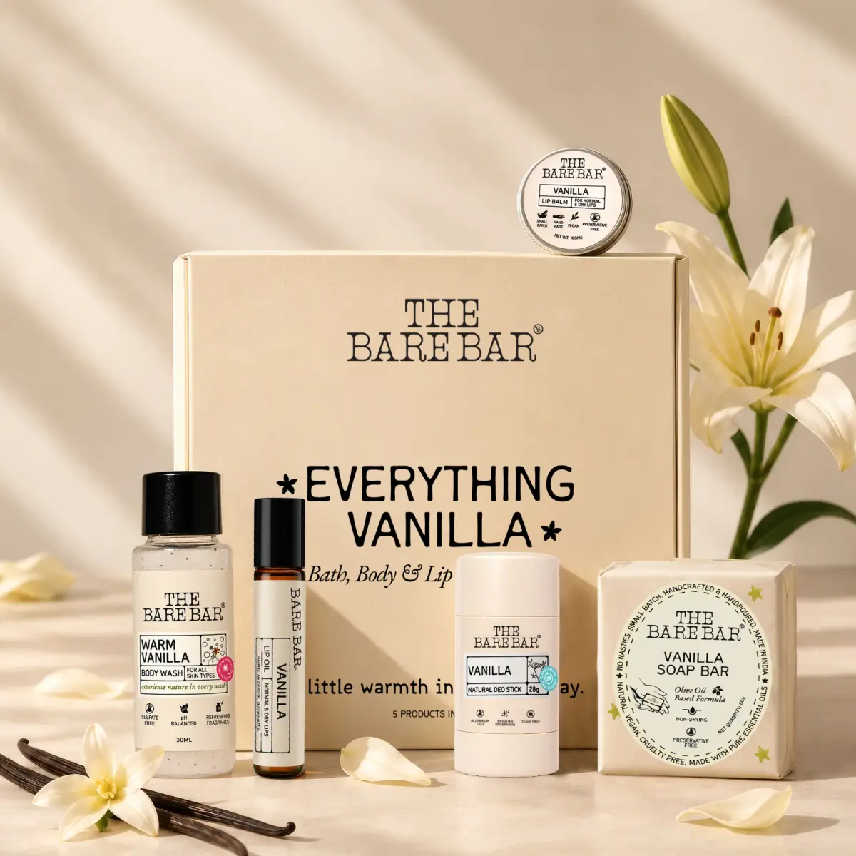 Everything Vanilla - Bath, Body & Lip Care Gift Set — image 1