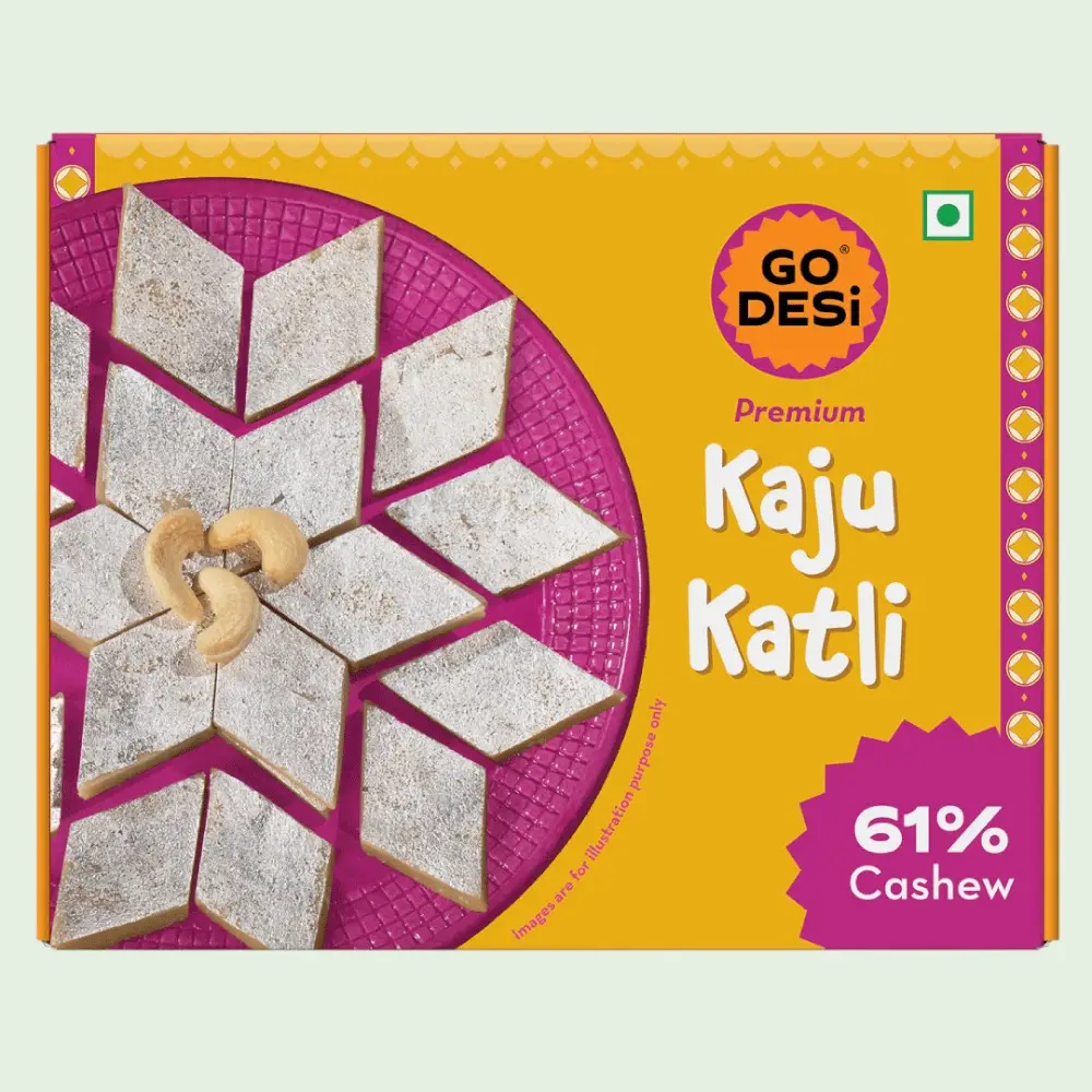 Go Desi Premium Kaju Katli 180g — image 1