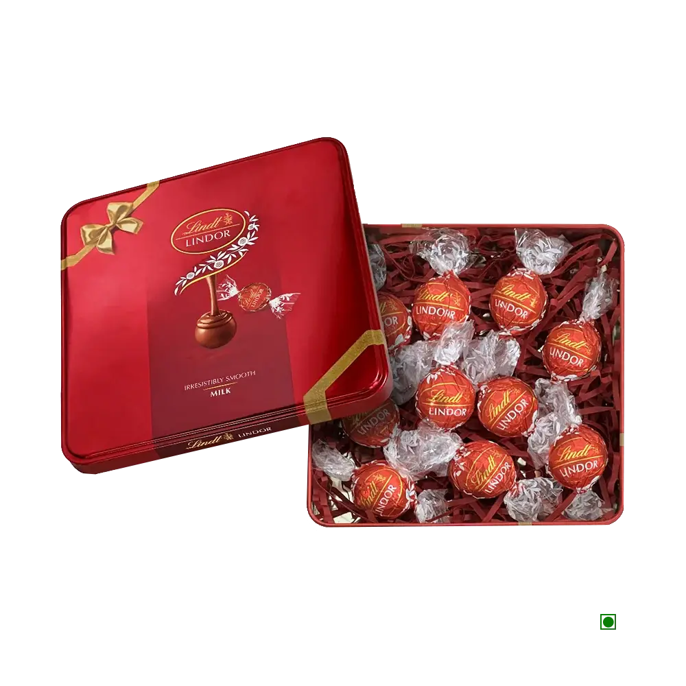Lindt Lindor Tin Gift Box 125g — image 1