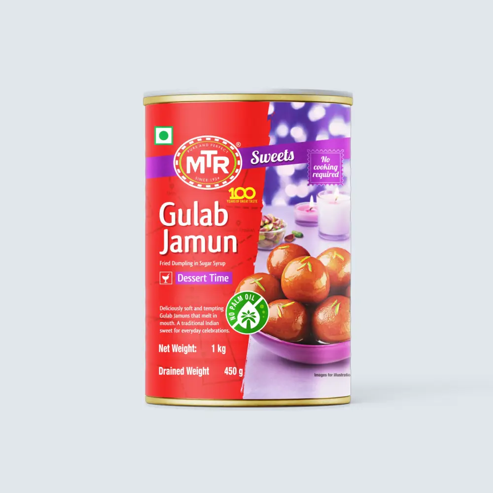 MTR Gulab Jamun-1Kg Tin — image 1