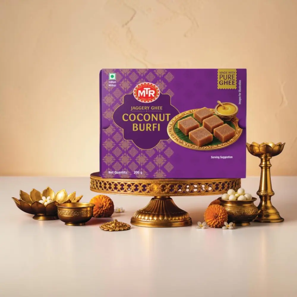 MTR Jaggery Ghee Coconut Burfi-200g — image 1