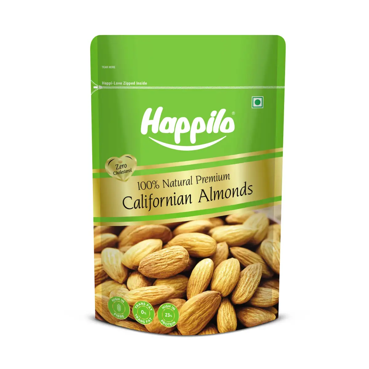 Happilo 100% Natural Premium Californian Almonds — image 1