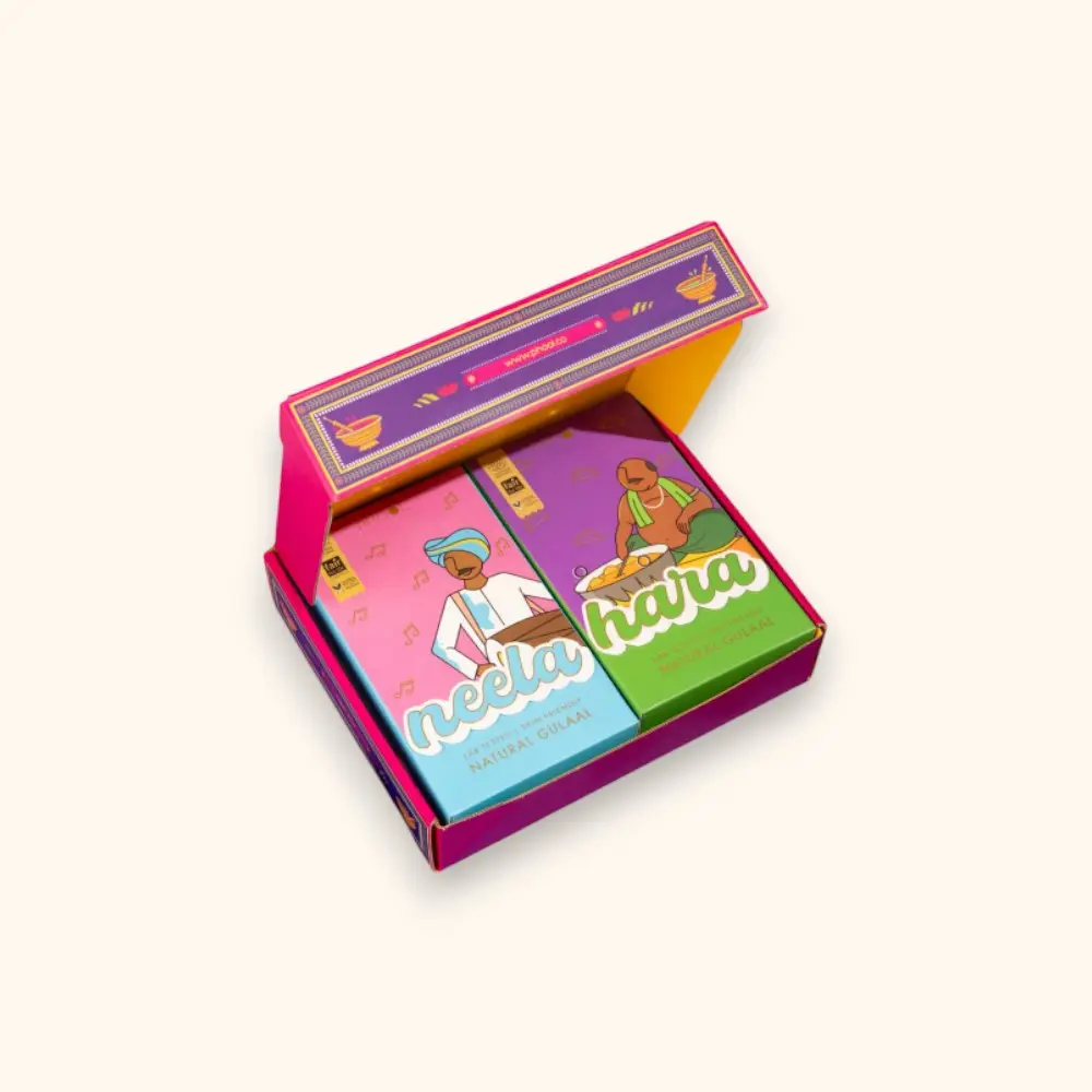 Phool Rang Mahal Set of 6 with Box #1 — image 1