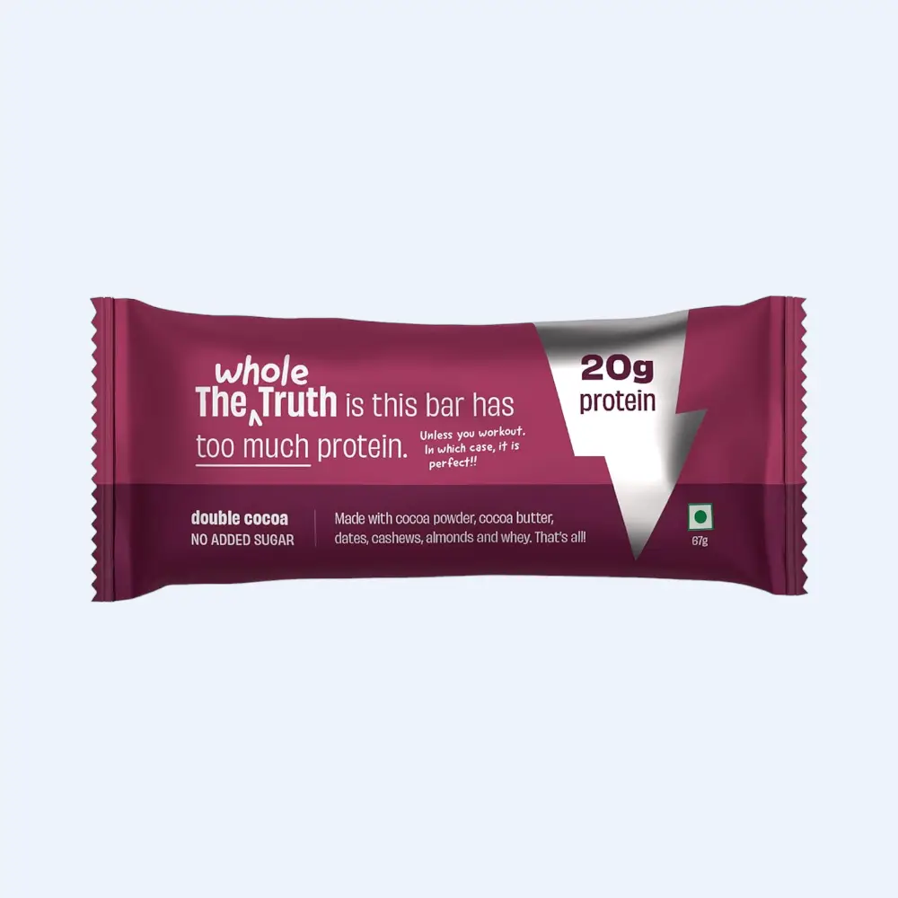 The Whole Truth Double Cocoa Protein Bar-67g — image 1