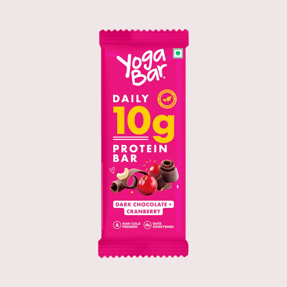Yoga Bar Protein Dark Chaco Chip Bar-10g — image 1