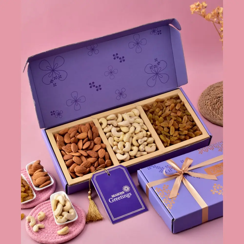 Raw Fruit Petals Dry Fruit Tray — image 1