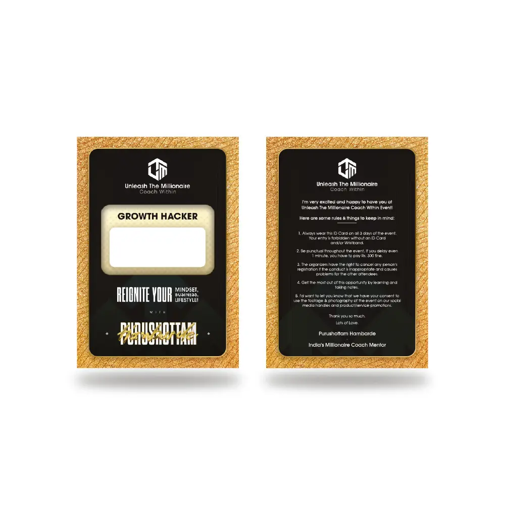 Custom-Made ID Card | Paper with Pouch | 8.5 x 5.3 Cm — image 1