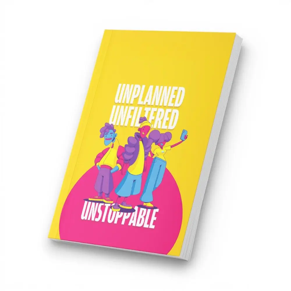 Holi Unplanned. Unfiltered. Unstoppable- Visionbook| A5 | 100 Pages — image 1