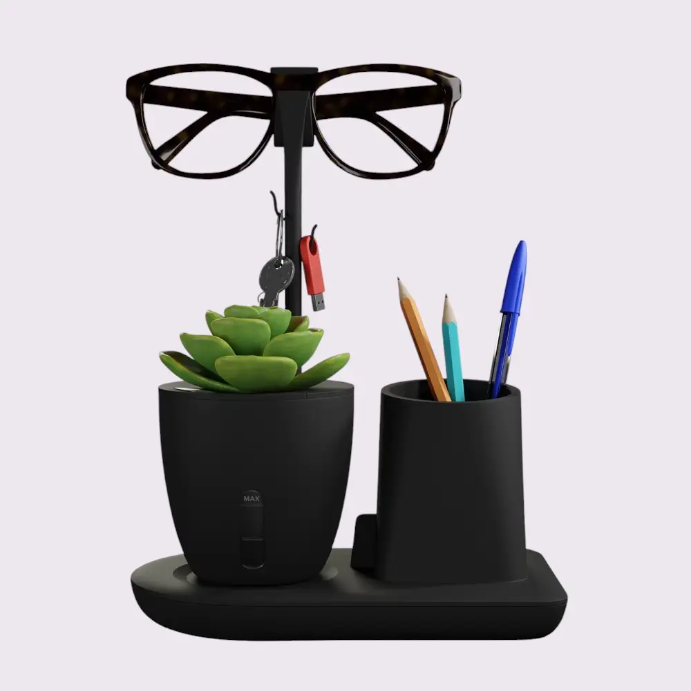 Everyday Organizers Desk Station-Black — image 1