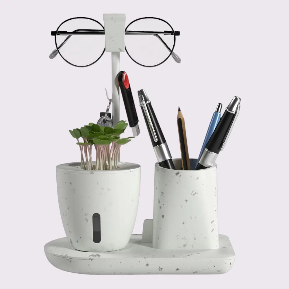 Everyday Organizers Desk Station-White — image 1
