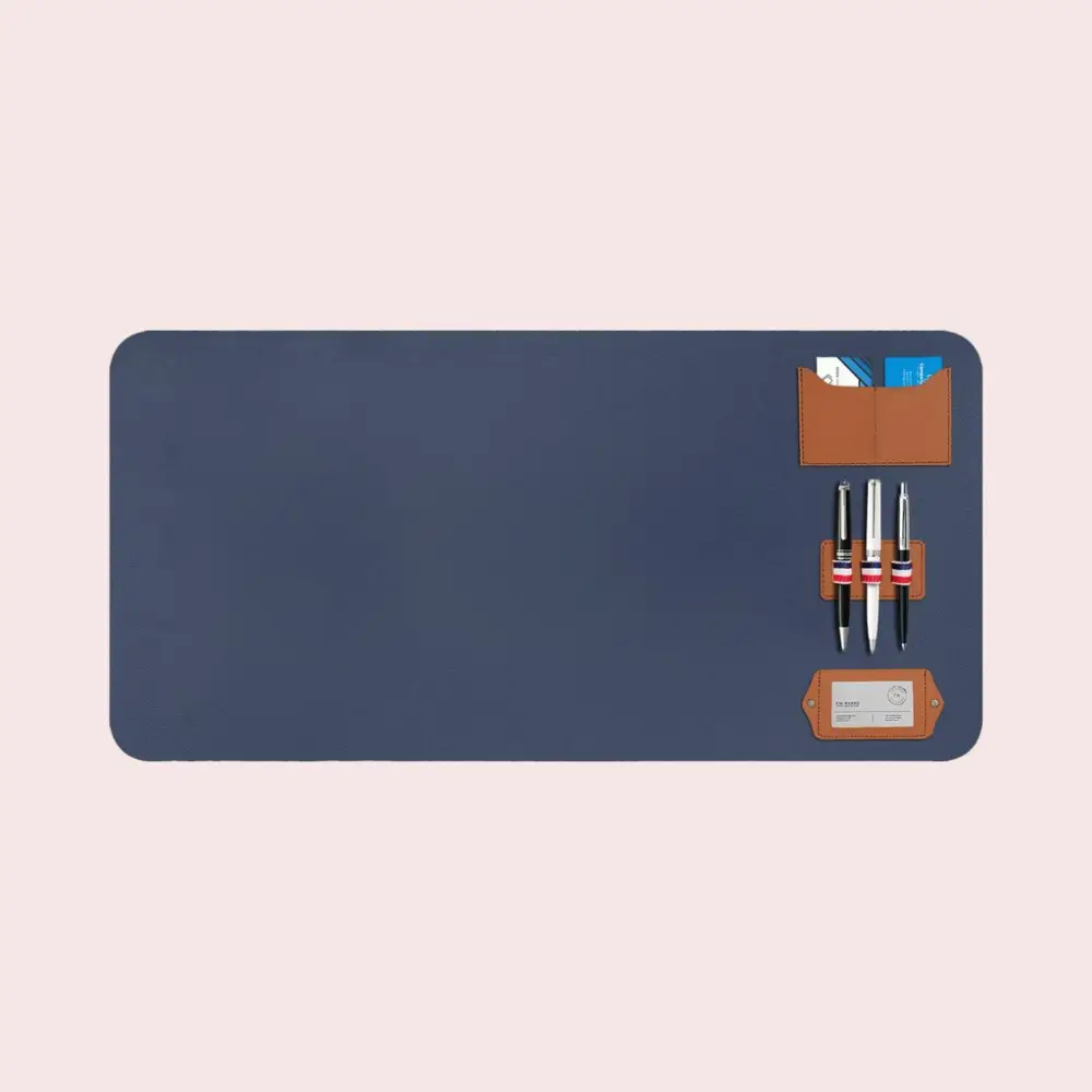 Manchester Desk Mat - Navy Blue — image 1