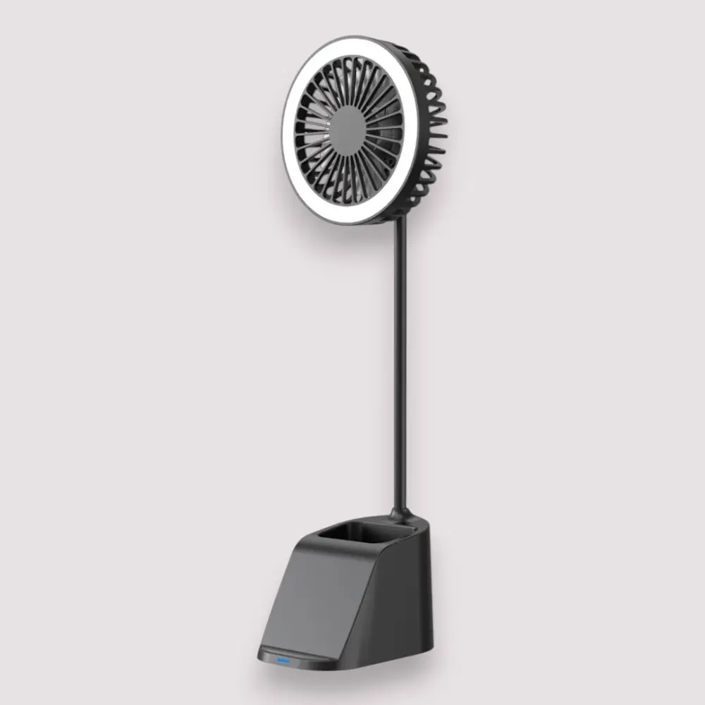 Tornado Multi-Function Desk Lamp With Fan- Black — image 1