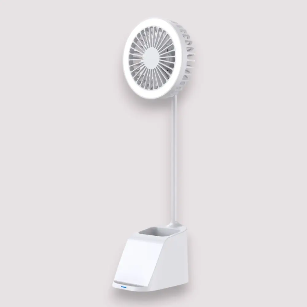 Tornado Multi-Function Desk Lamp With Fan- White — image 1