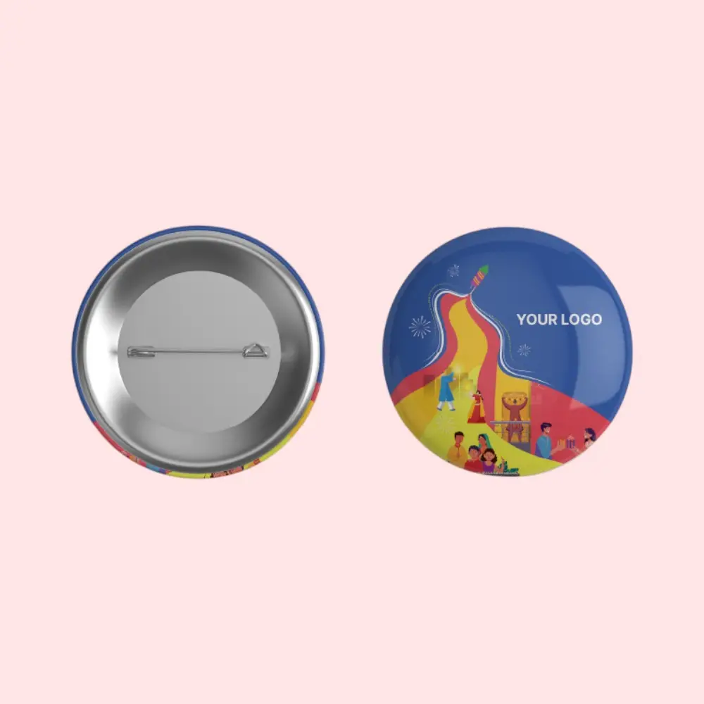 Diwali Festive Vibes- Snapdot Pin Badge — image 1