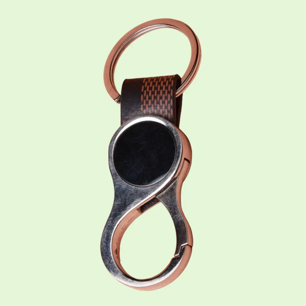 Keyfob Key Chain - Brown — image 1