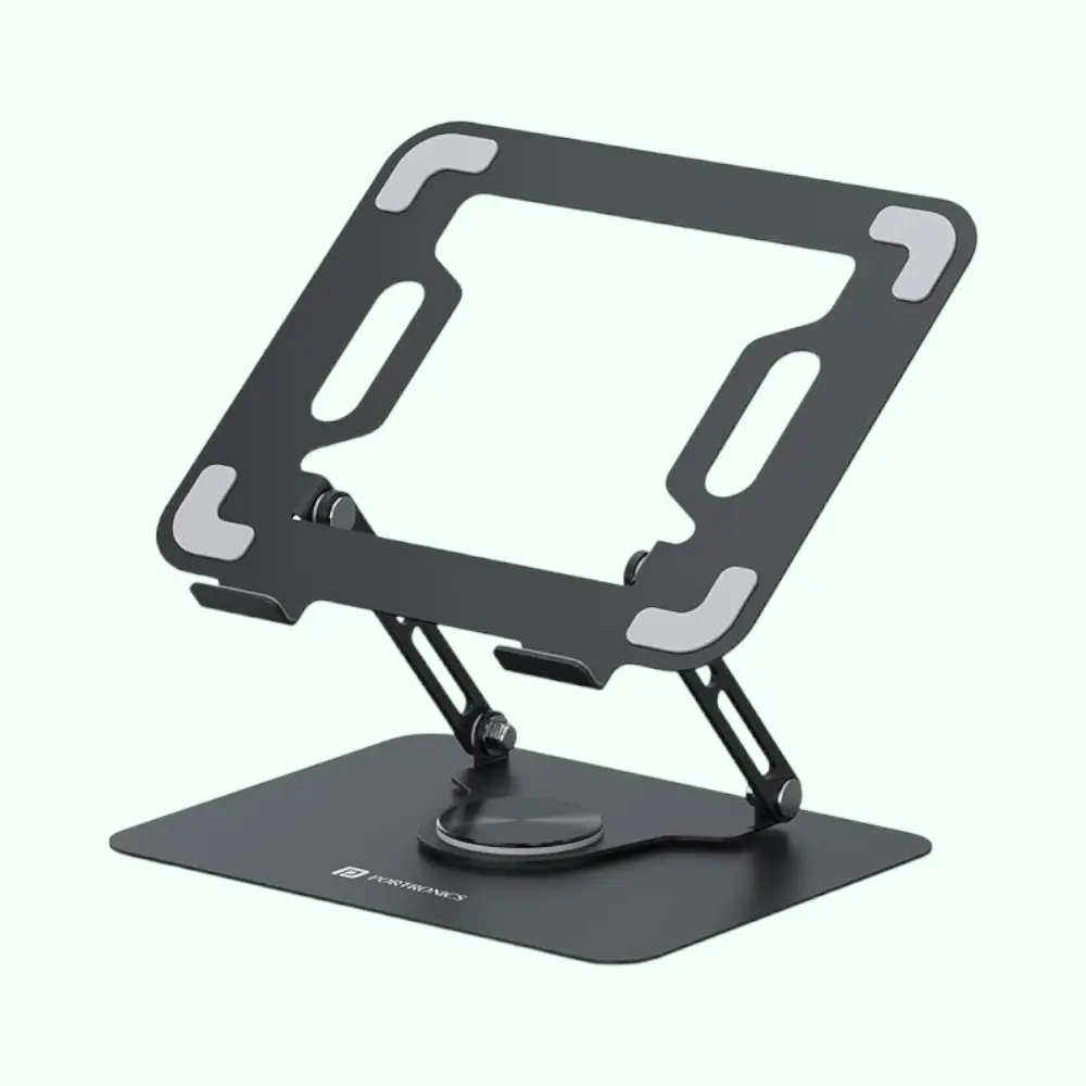 Portronics My Buddy K9 Laptop Stand- Black — image 1