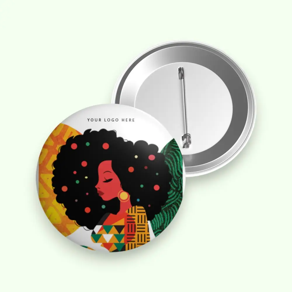 Rise- Snapdot Pin Badge- 5.5*5.5 cms — image 1