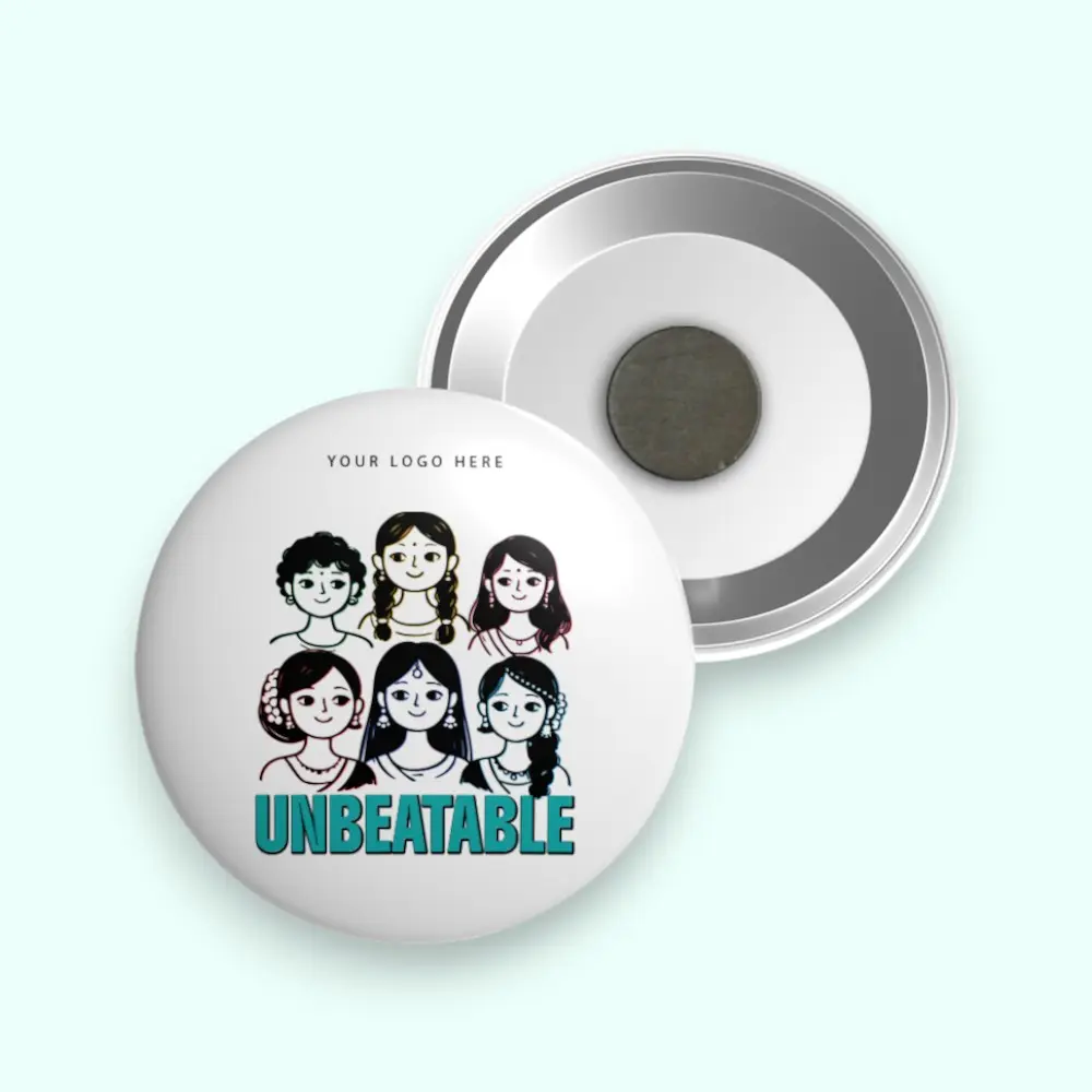 Unbeatable- Snapdot Fridge Magnet- 5.5*5.5 cms — image 1