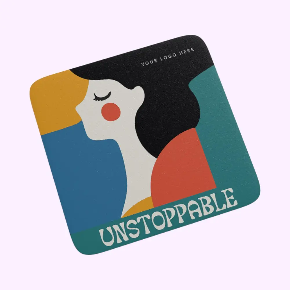 Unstoppable- Coaster 4* 4 inches — image 1