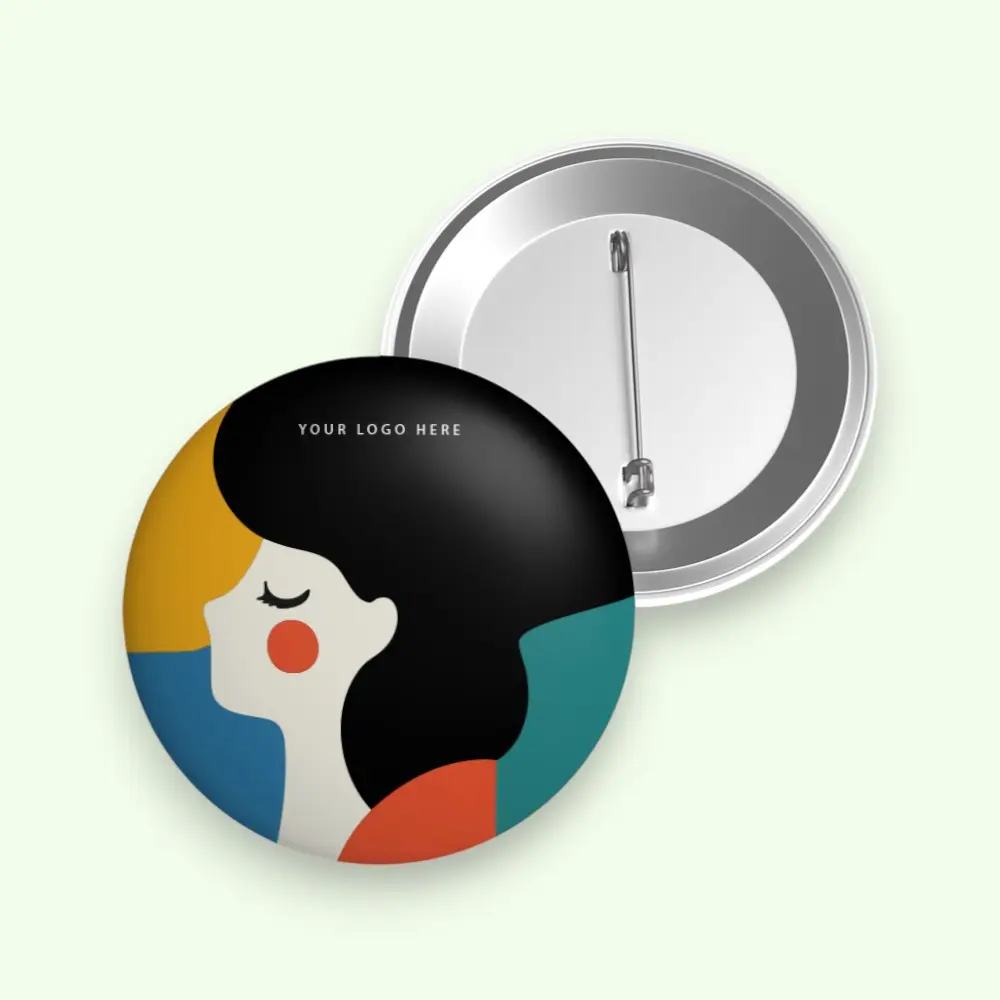 Unstoppable- Snapdot Pin Badge- 5.5*5.5 cms — image 1