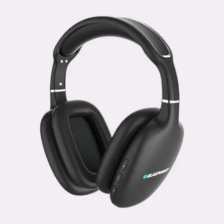 Blaupunkt Bh31 Bluetooth Wireless Headphone- Black — image 1