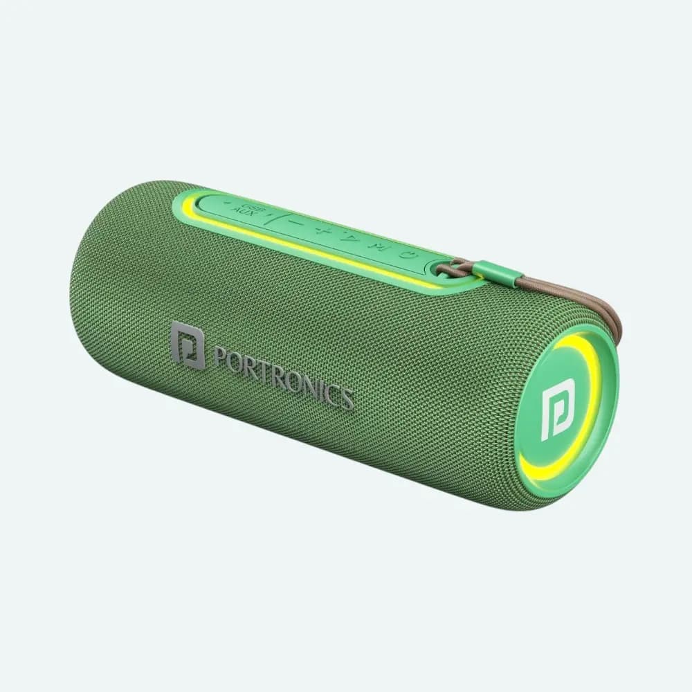 Portronics Resound 2 15W Bluetooth Speaker- Green — image 1