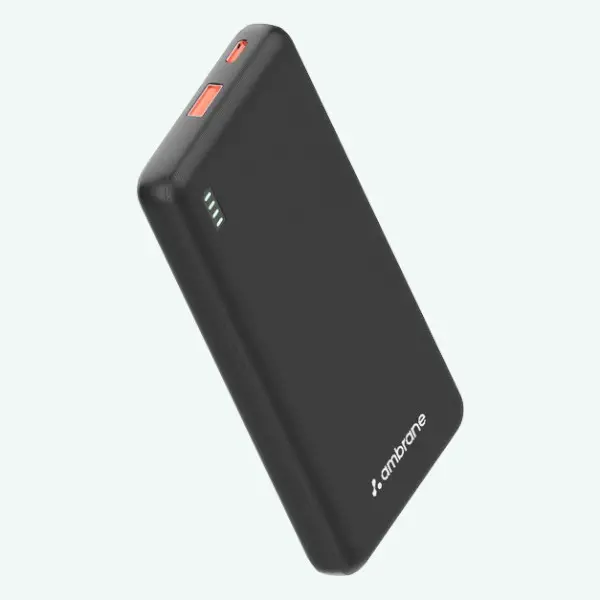 Ambrane Xtreme 10000mAh Powerbank- Black — image 1
