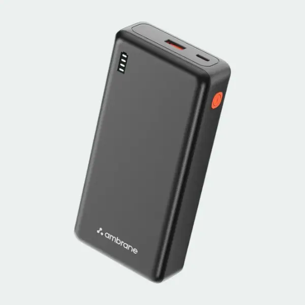 Ambrane Xtreme 20000mAh Powerbank- Black — image 1