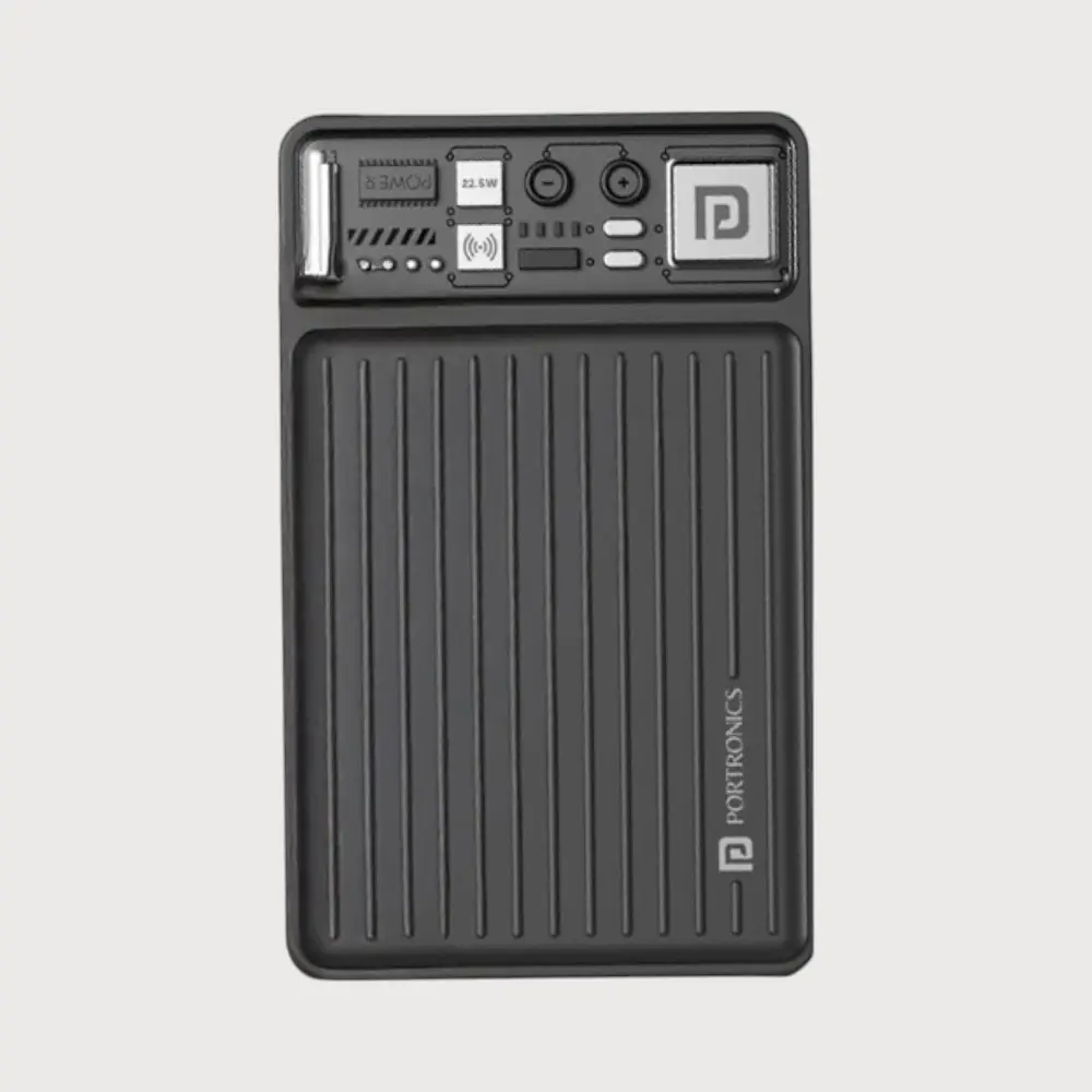Portronics Luxcell Wireless Mini Powerbank- Black — image 1