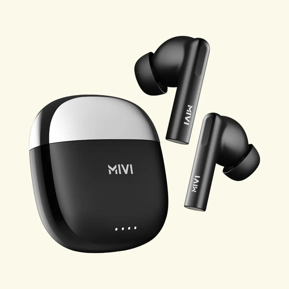 Mivi DuoPods i4 Earpods- Black- 45 Hrs — image 1