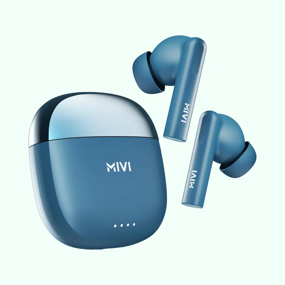 Mivi DuoPods i4 Earpods- Blue- 45 Hrs — image 1