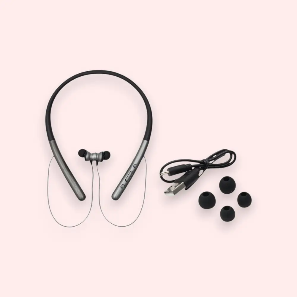Fuzo Fluid Bluetooth Neckband- Grey — image 1