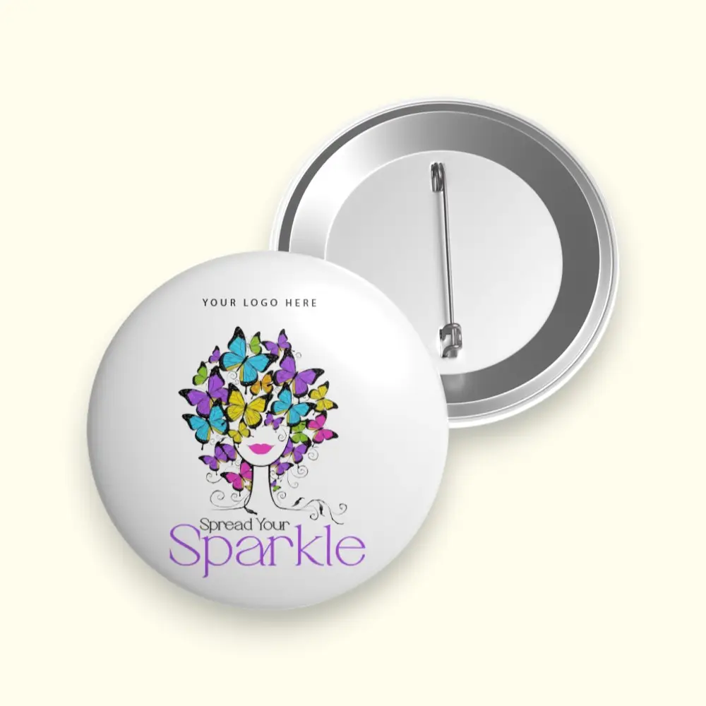 Sparkle- Snapdot Pin Badge- 5.5*5.5 cms — image 1